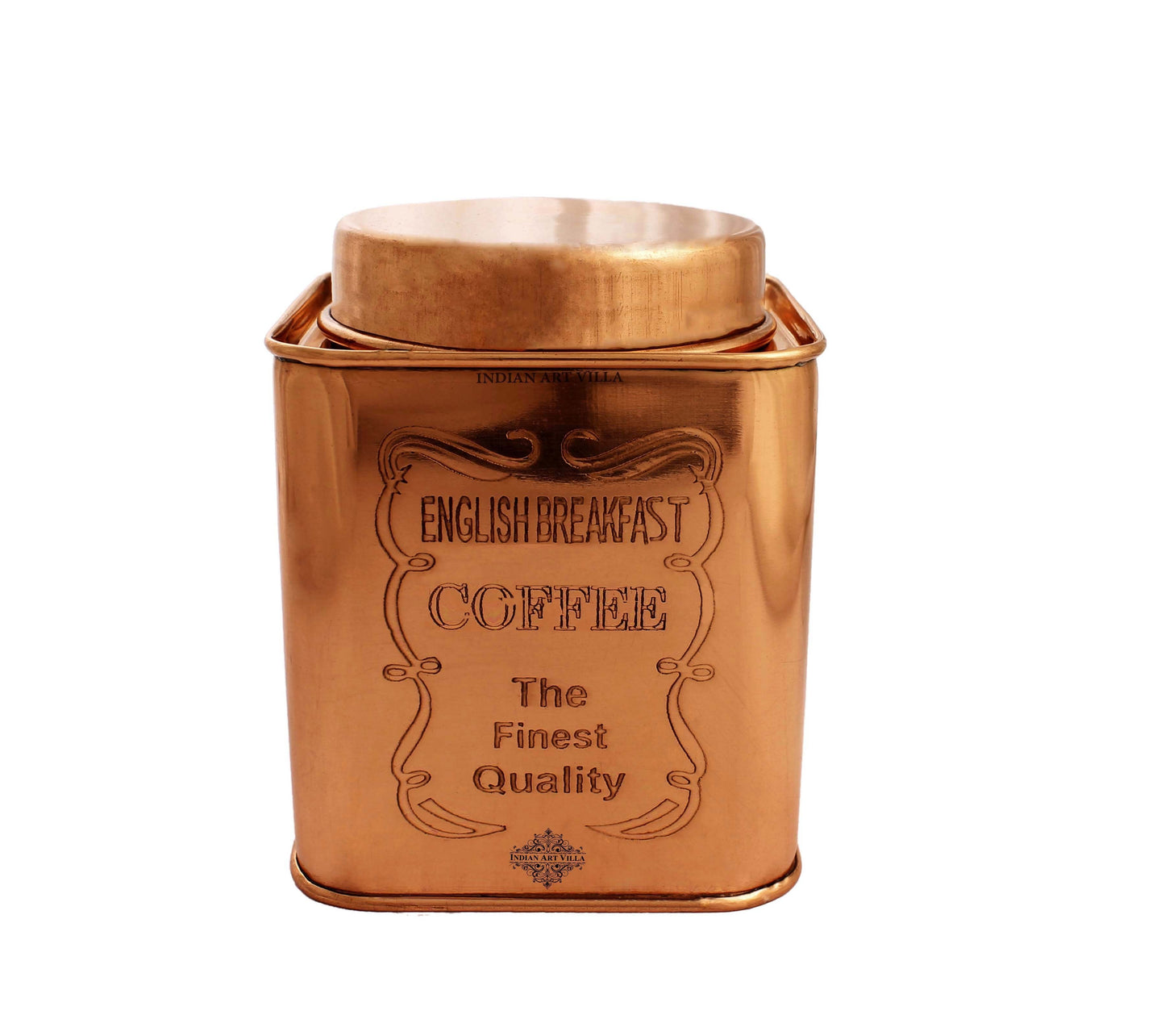 Pure Copper Coffee & Sugar & Tea Container, 12cm
