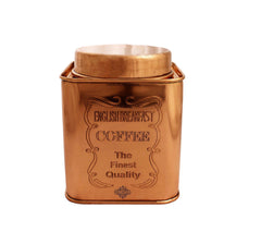Pure Copper Coffee & Sugar & Tea Container, 12cm