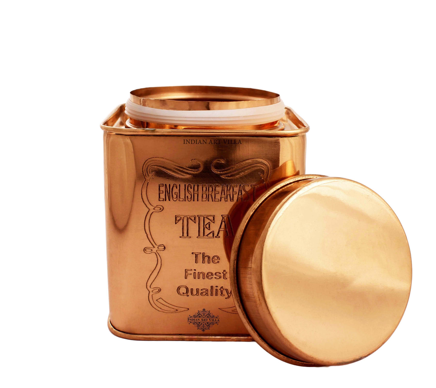 Pure Copper Coffee & Sugar & Tea Container, 12cm