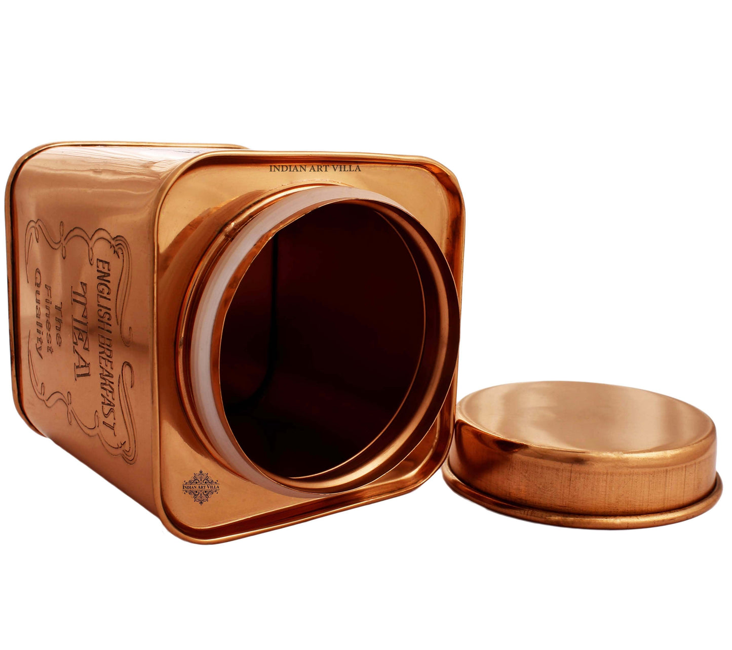 Pure Copper Coffee & Sugar & Tea Container, 12cm