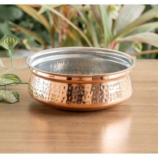 Pure Copper Handi with Tin Lining for Cooking