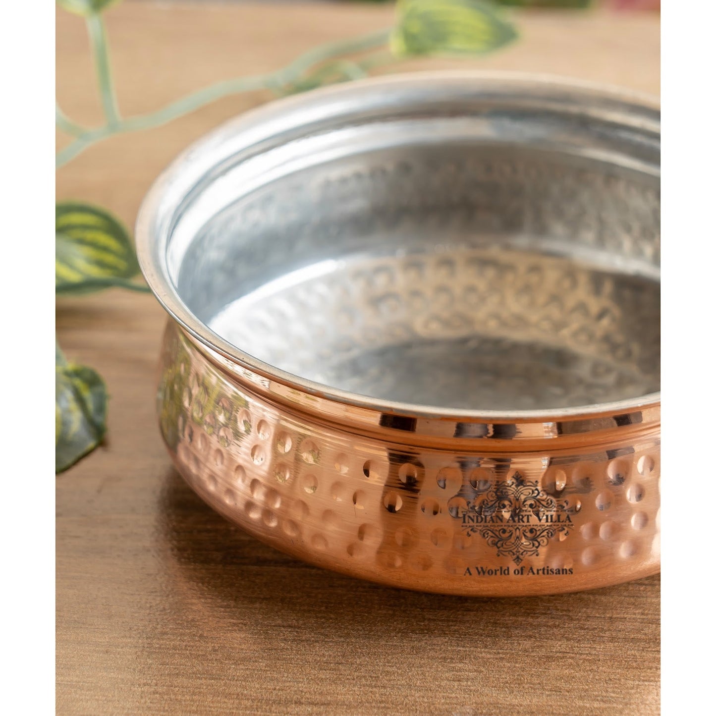 Pure Copper Handi with Tin Lining for Cooking