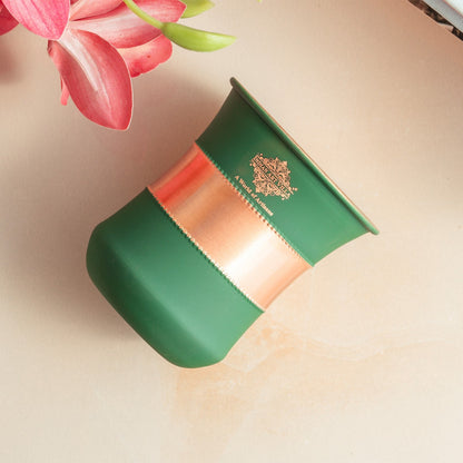 Pure Copper Half Silk Finish Glass – 300 ML