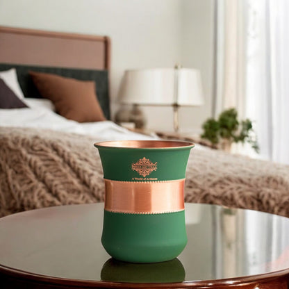 Pure Copper Half Silk Finish Glass – 300 ML