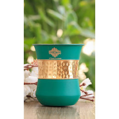 Pure Copper Half Silk Finish Glass – 300 ML