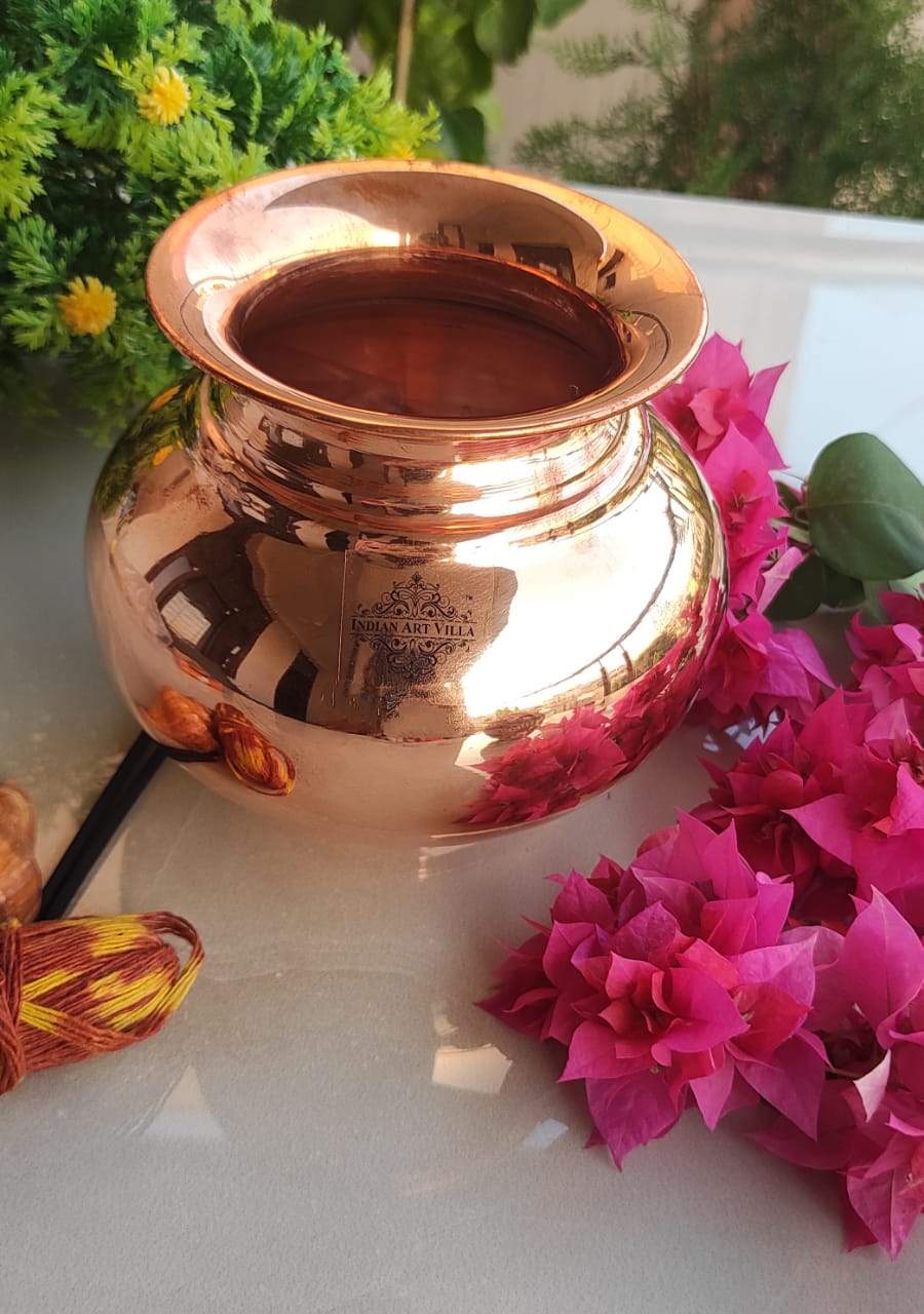Copper Kalash / Lota | Shine Finish | Pujan Purpose