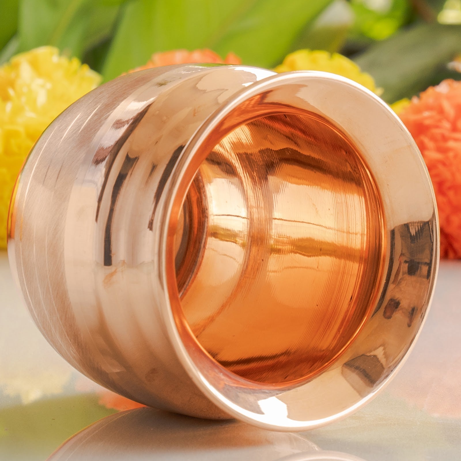 Pure Copper Copper Kalash / lota | Luxury Design | Shine Finish | Pujan Purpose