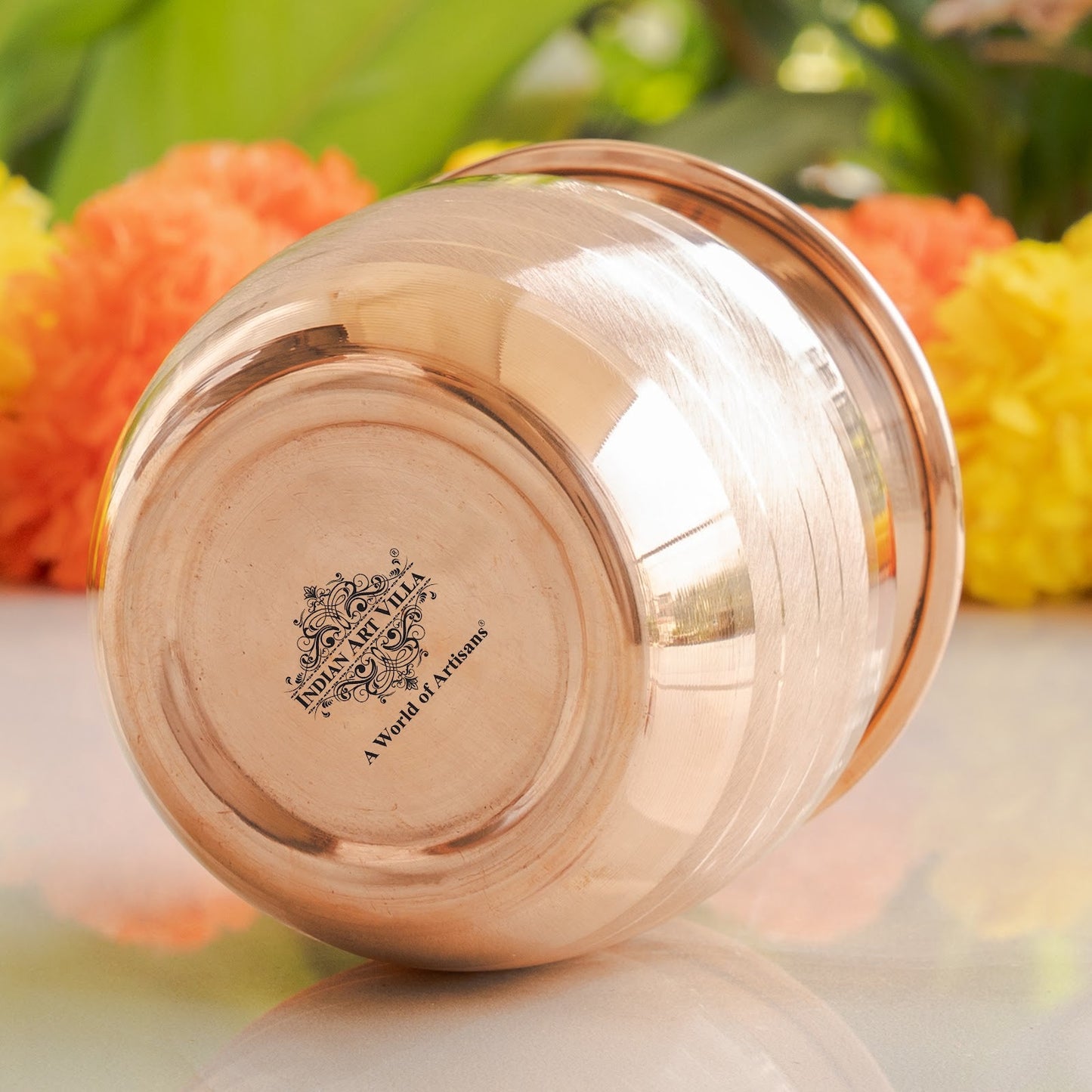 Pure Copper Copper Kalash / lota | Luxury Design | Shine Finish | Pujan Purpose