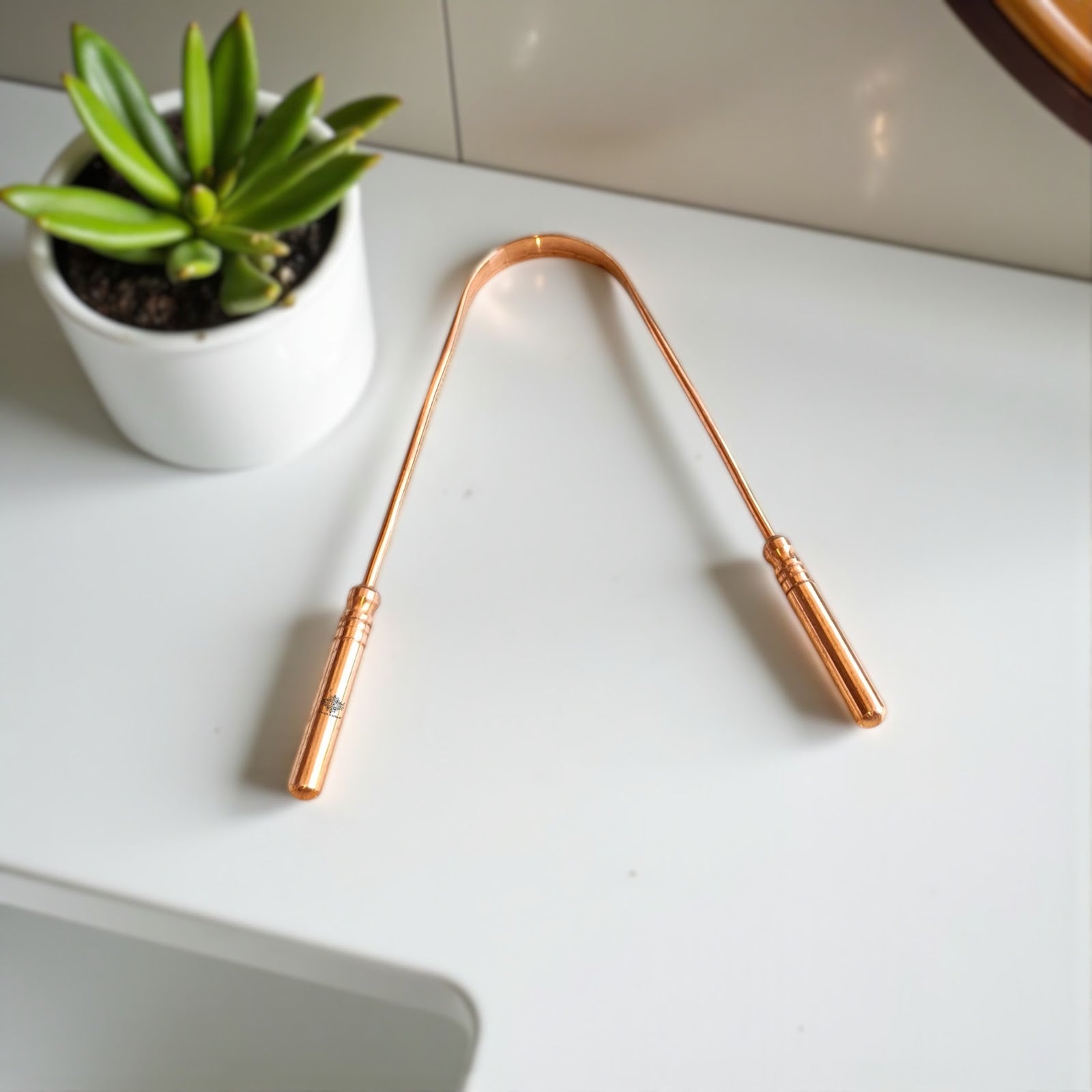 Ayurvedic Copper Tongue Cleaner, Say Goodbye to Bad Breath