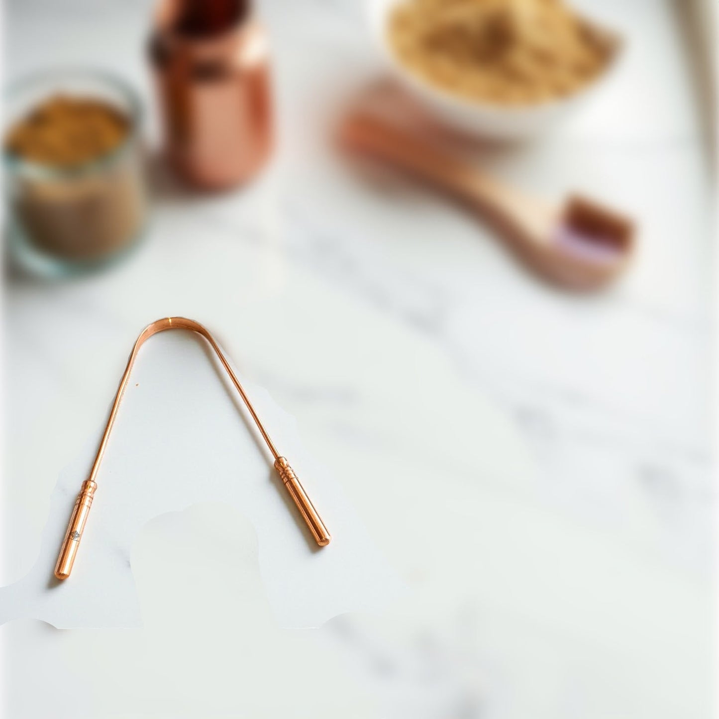Ayurvedic Copper Tongue Cleaner, Say Goodbye to Bad Breath