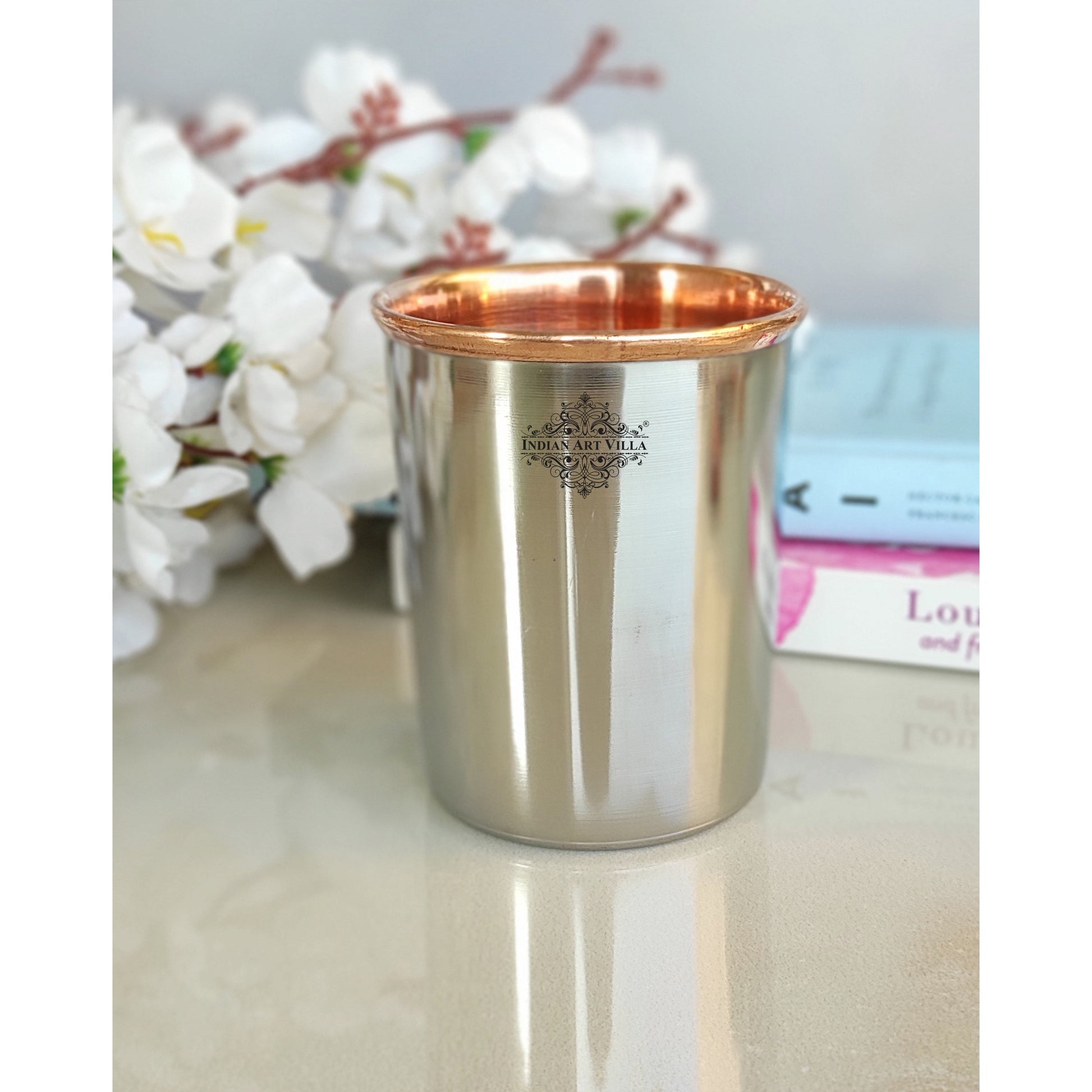 Steel Copper Plain Glass/Tumbler, Volume-250 ML