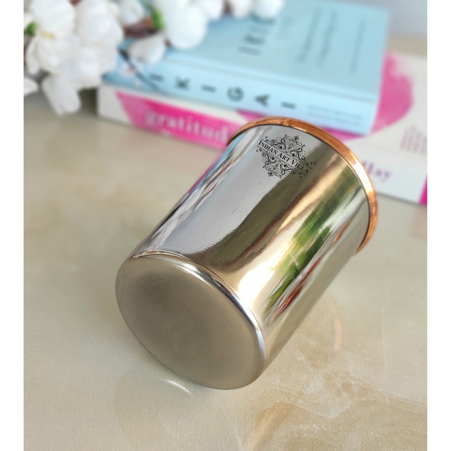 Steel Copper Plain Glass/Tumbler, Volume-250 ML