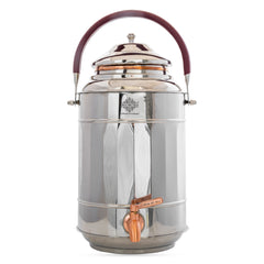 Steel Copper Water Pot with Tap & Handle -7000 ML