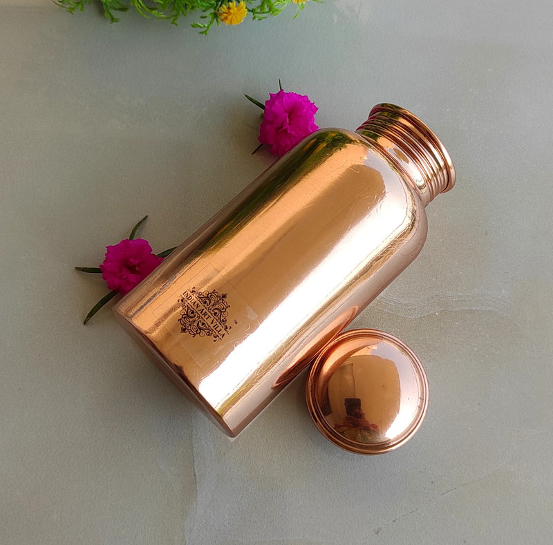 Pure Copper Bottle With the Plain Design