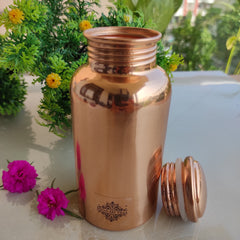 Pure Copper Bottle With the Plain Design