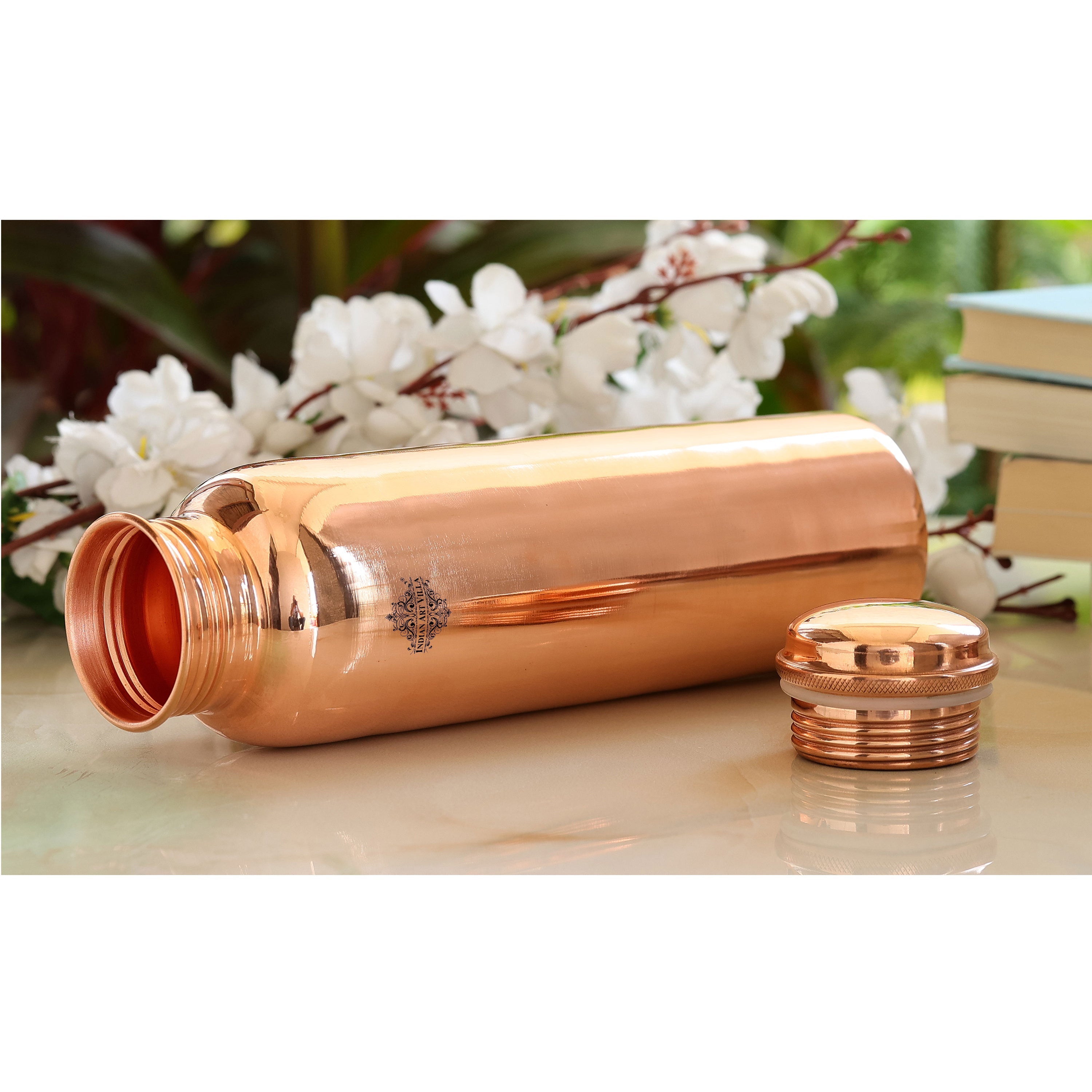 Pure Copper Bottle With the Plain Design