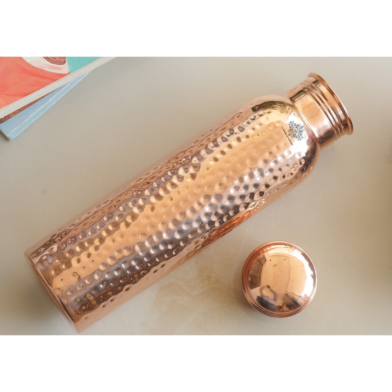 Pure Copper Bottle With the Plain Design