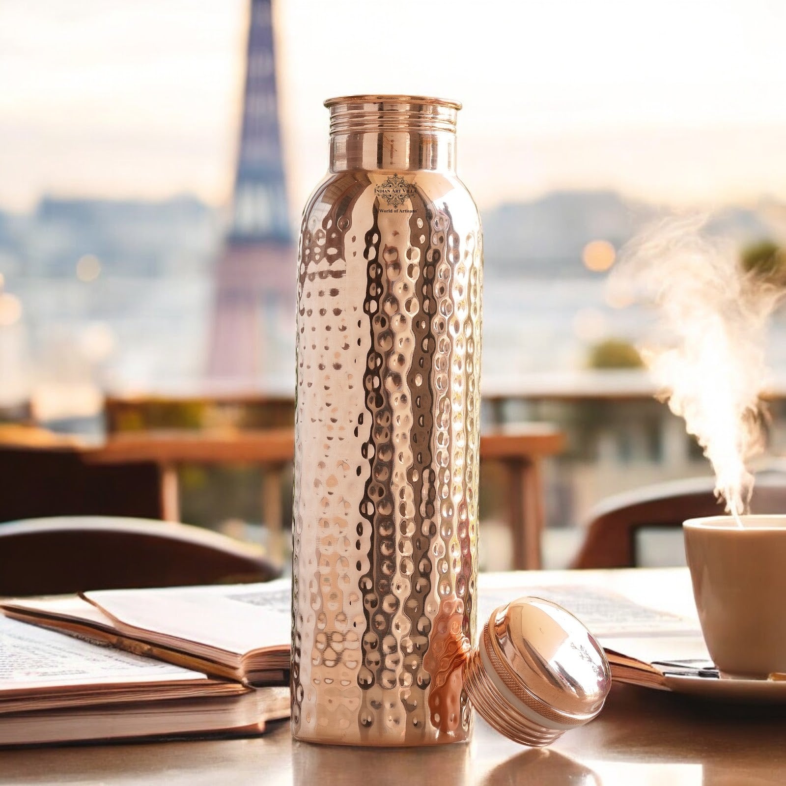 Pure Copper Bottle With the Plain Design