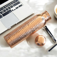 Pure Copper Bottle With the Plain Design