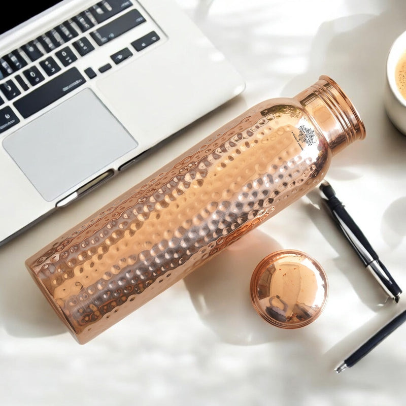 Pure Copper Bottle With the Plain Design