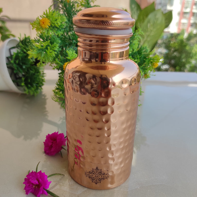 Pure Copper Bottle With the Plain Design
