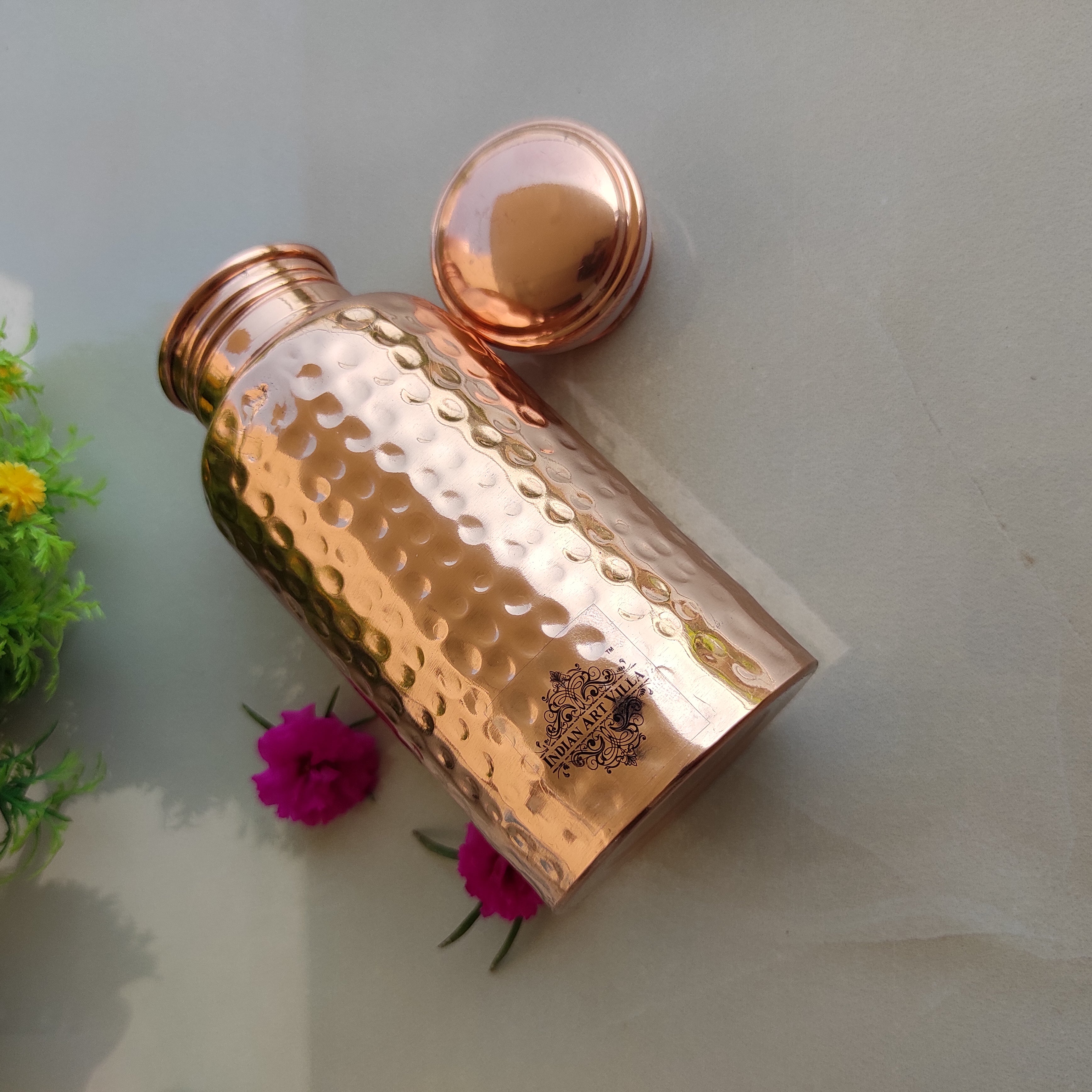 Pure Copper Bottle With the Plain Design