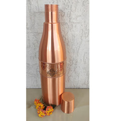 Copper Drinkware Bottle with Champagne Style and Lacquer Coating