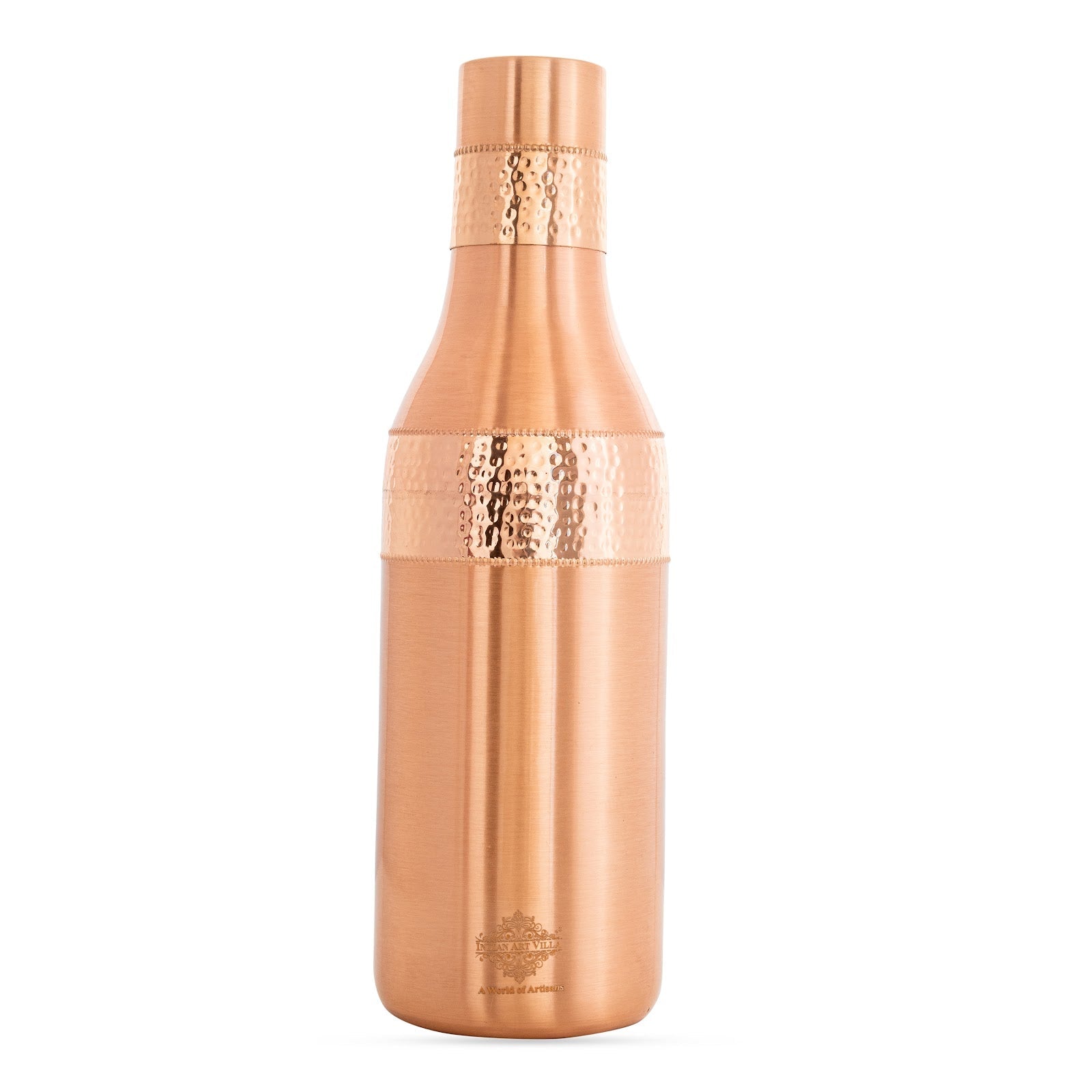Copper Drinkware Bottle with Champagne Style and Lacquer Coating