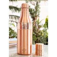 Copper Drinkware Bottle with Champagne Style and Lacquer Coating
