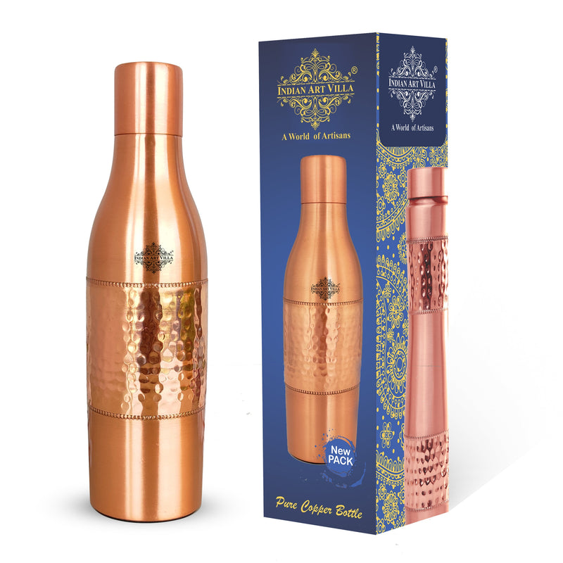 Copper Drinkware Bottle with Champagne Style and Lacquer Coating