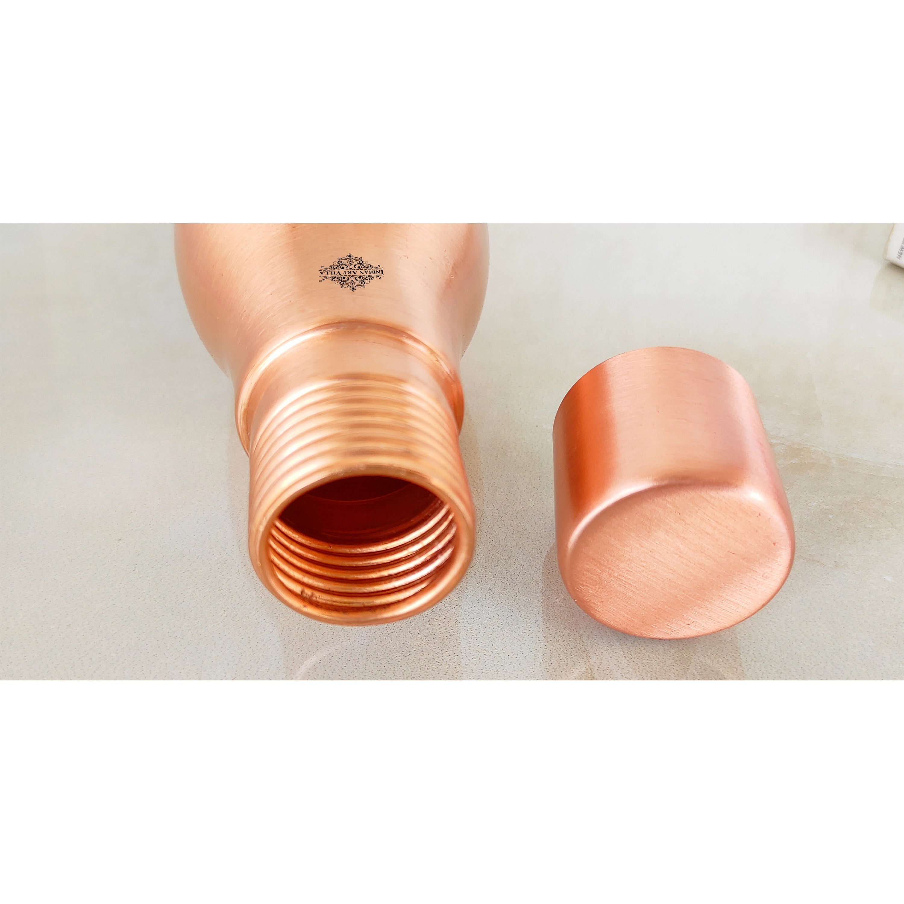 Copper Drinkware Bottle with Champagne Style and Lacquer Coating