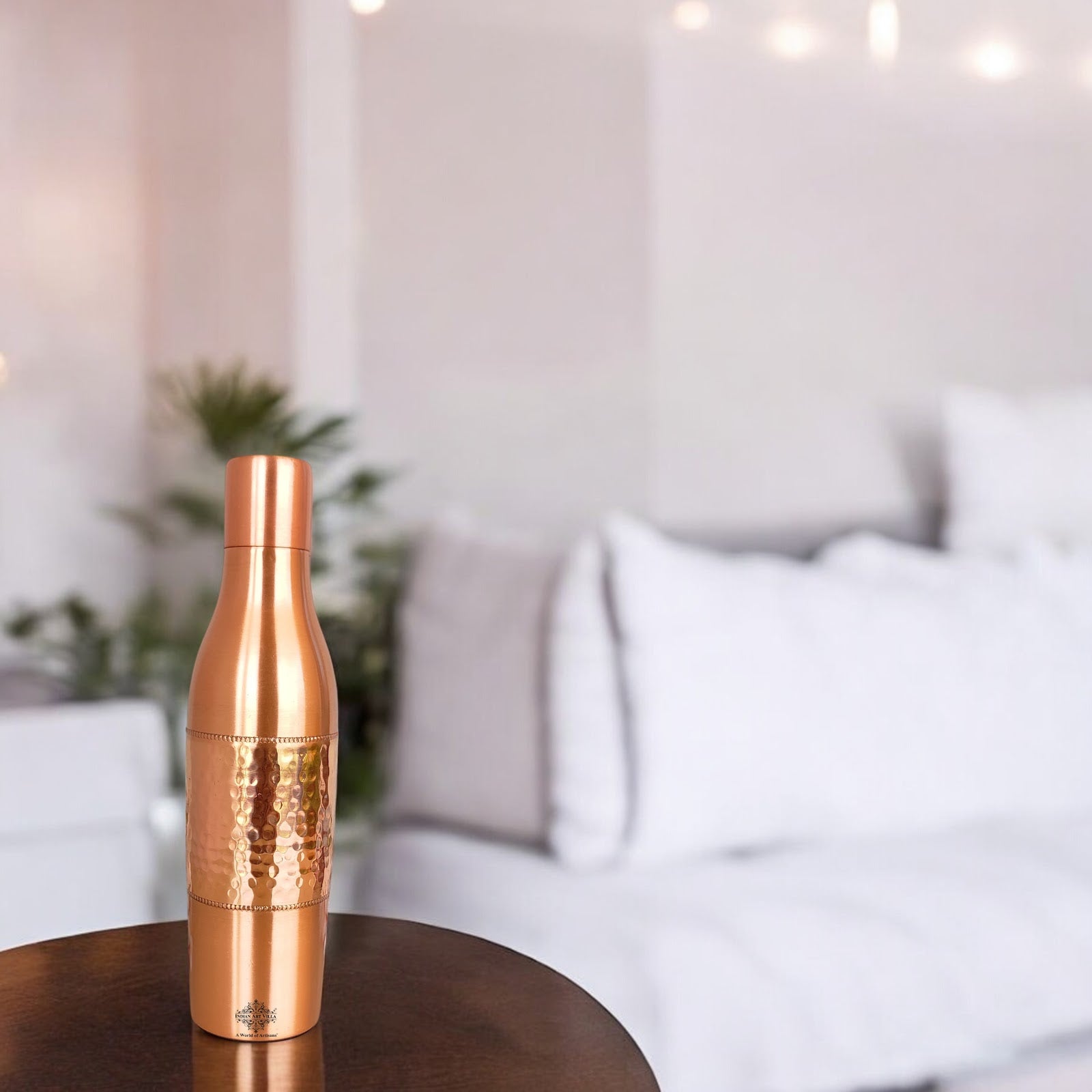 Copper Drinkware Bottle with Champagne Style and Lacquer Coating