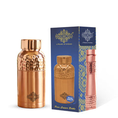 Doctor's Choice Pure Copper Water Bottle with Ergonomic Design
