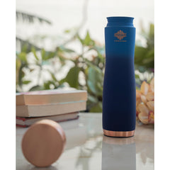 Personalized Copper Ombre Silk Finish Water Bottle