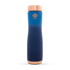 Pure Copper Water Bottle With Ombre Silk Finish Design – 1000ml
