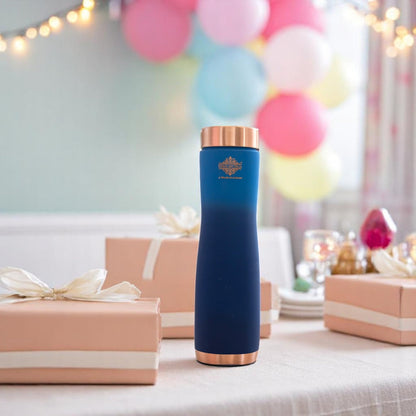 Personalized Copper Ombre Silk Finish Water Bottle