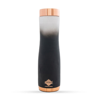 Pure Copper Water Bottle With Ombre Silk Finish Design – 1000ml