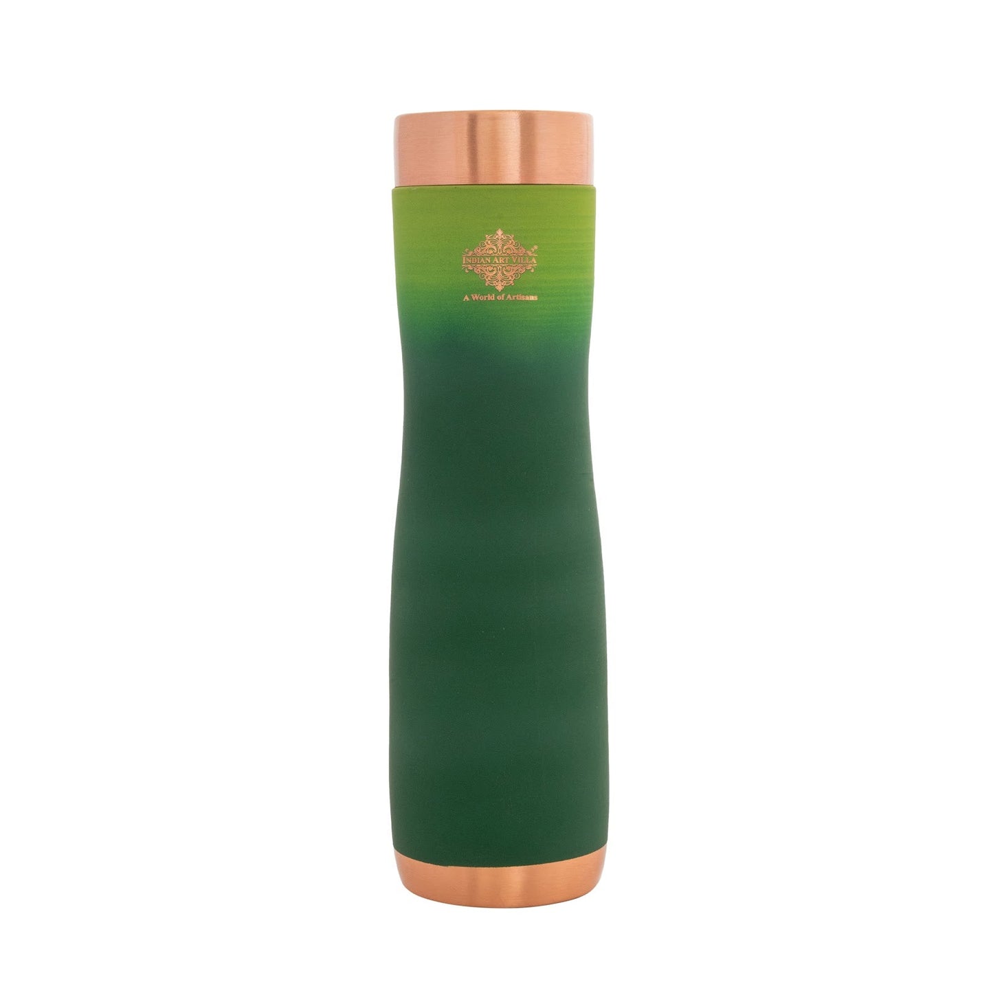 Pure Copper Water Bottle With Ombre Silk Finish Design – 1000ml