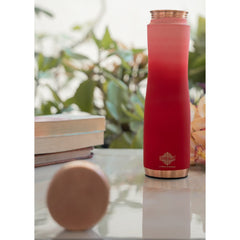 Personalized Copper Ombre Silk Finish Water Bottle