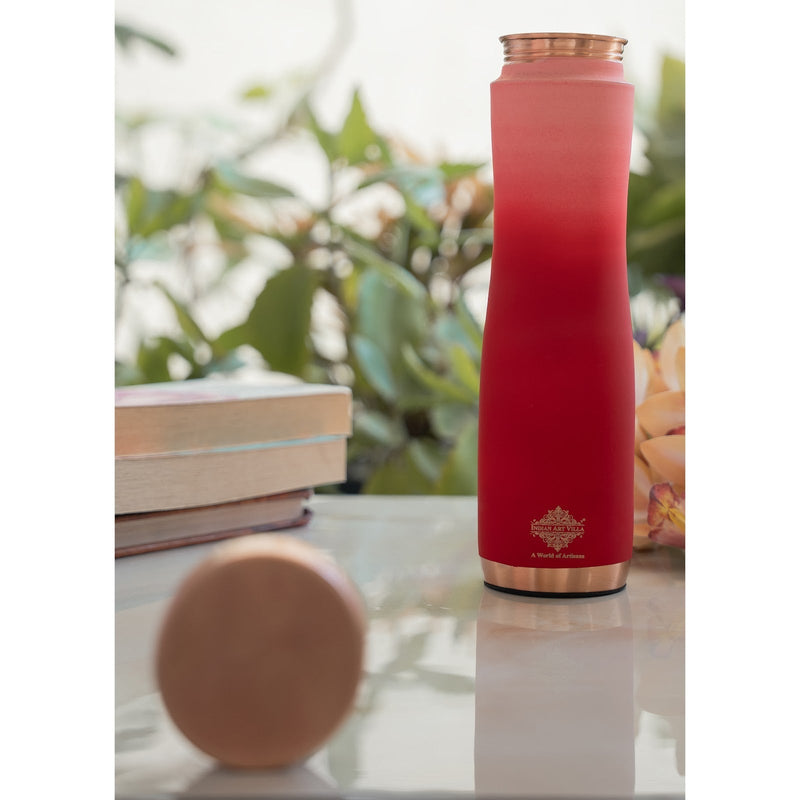 Personalized Copper Ombre Silk Finish Water Bottle