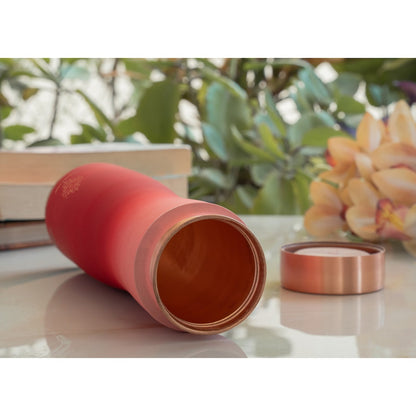 Personalized Copper Ombre Silk Finish Water Bottle
