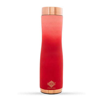 Personalized Copper Ombre Silk Finish Water Bottle