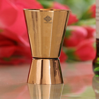 Pure Copper Shot Jigger Glass, Barware, Drinkware, 50ml