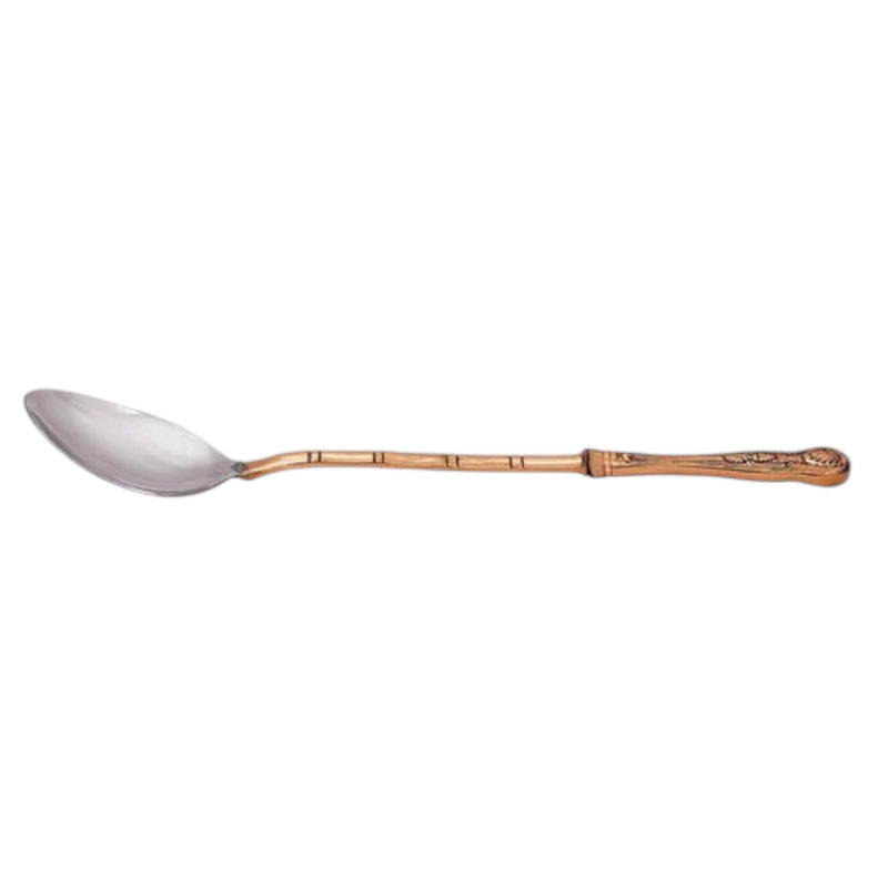 Pure Steel Copper Ladle Spoon Serving Dishes Home Hotel Restaurant Tableware