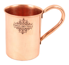 Set Of 2 Pure Copper Moscow Mule Beer Mug Cup 415 ML (14Oz) each - Bar Restaurant Hotel