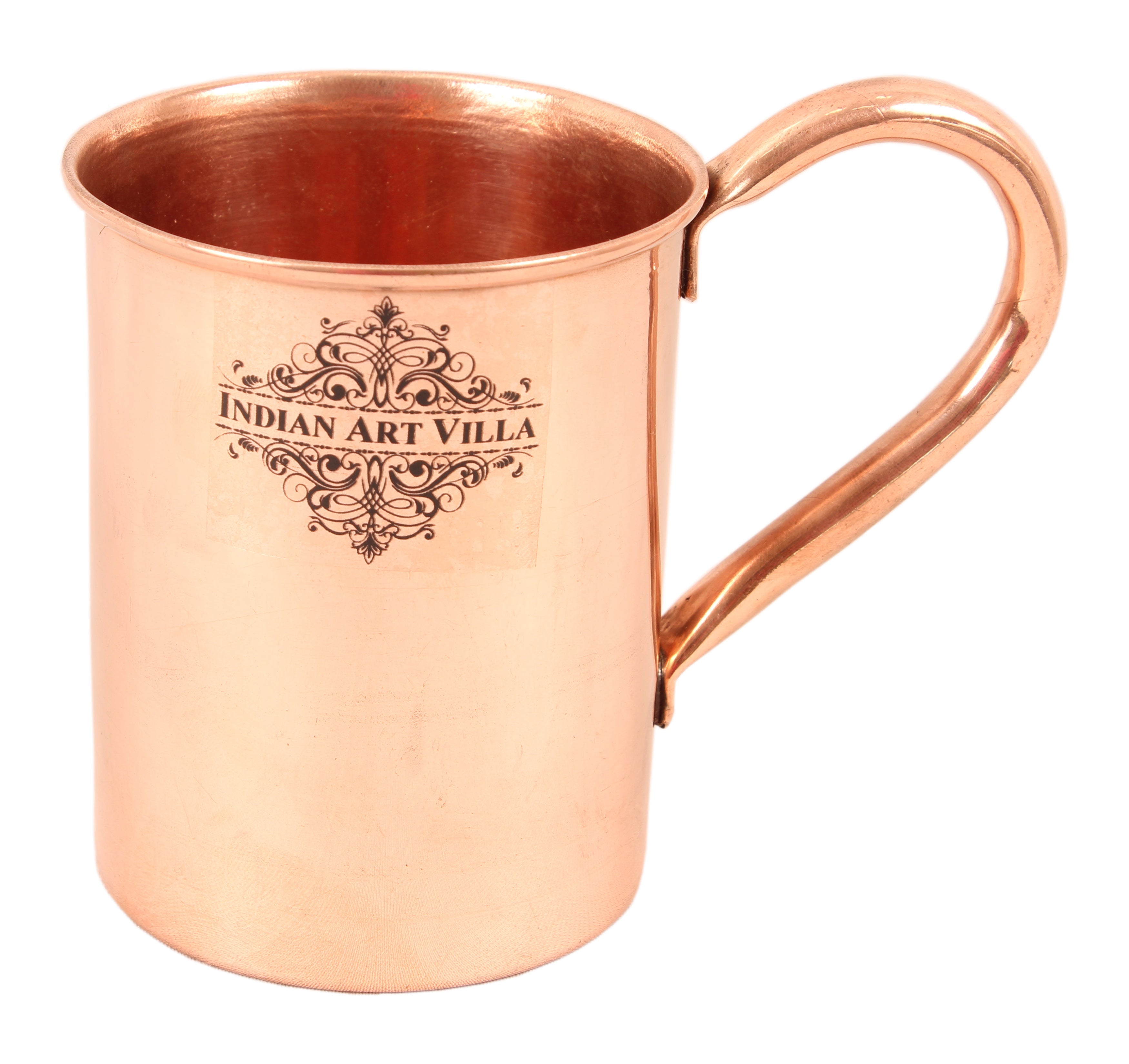 Set of 4 Pure Copper Plain Moscow Mule Mug Cup 415 ML (14 Oz) each - Beer Bar, Restaurant, Hotels