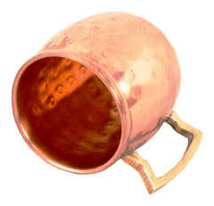 Set of 4 Pure Copper Shot Round Mug Cup|Serving Drinking Vodka Taquila Shots|Volume 50 ML each