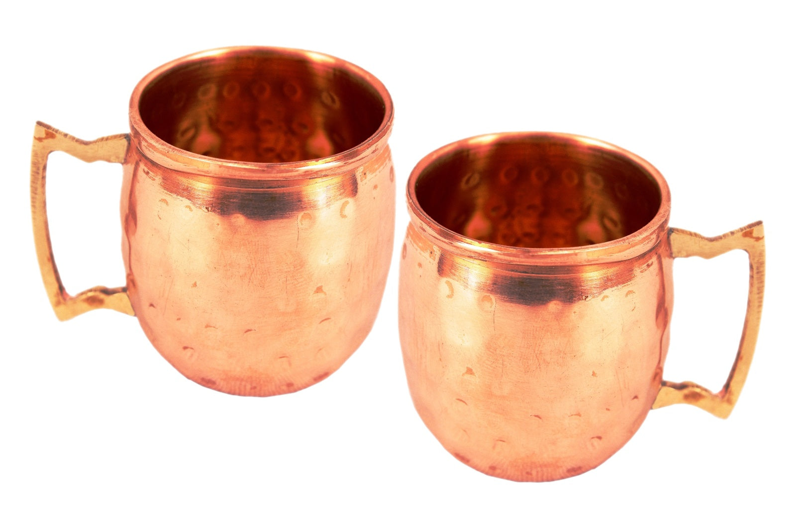 Set of 2 Pure Copper Shot Mug Moscow Mule 50 ML each - Beer Cocktail Drinkware Bar Hotel Restaurant Tableware