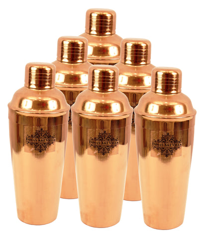 Pure Copper Cocktail & Wine Shaker – 750 ML Premium Barware