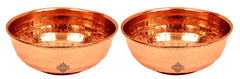 Pure Copper Hammered Designer Bowl, Katori, Dinnerware